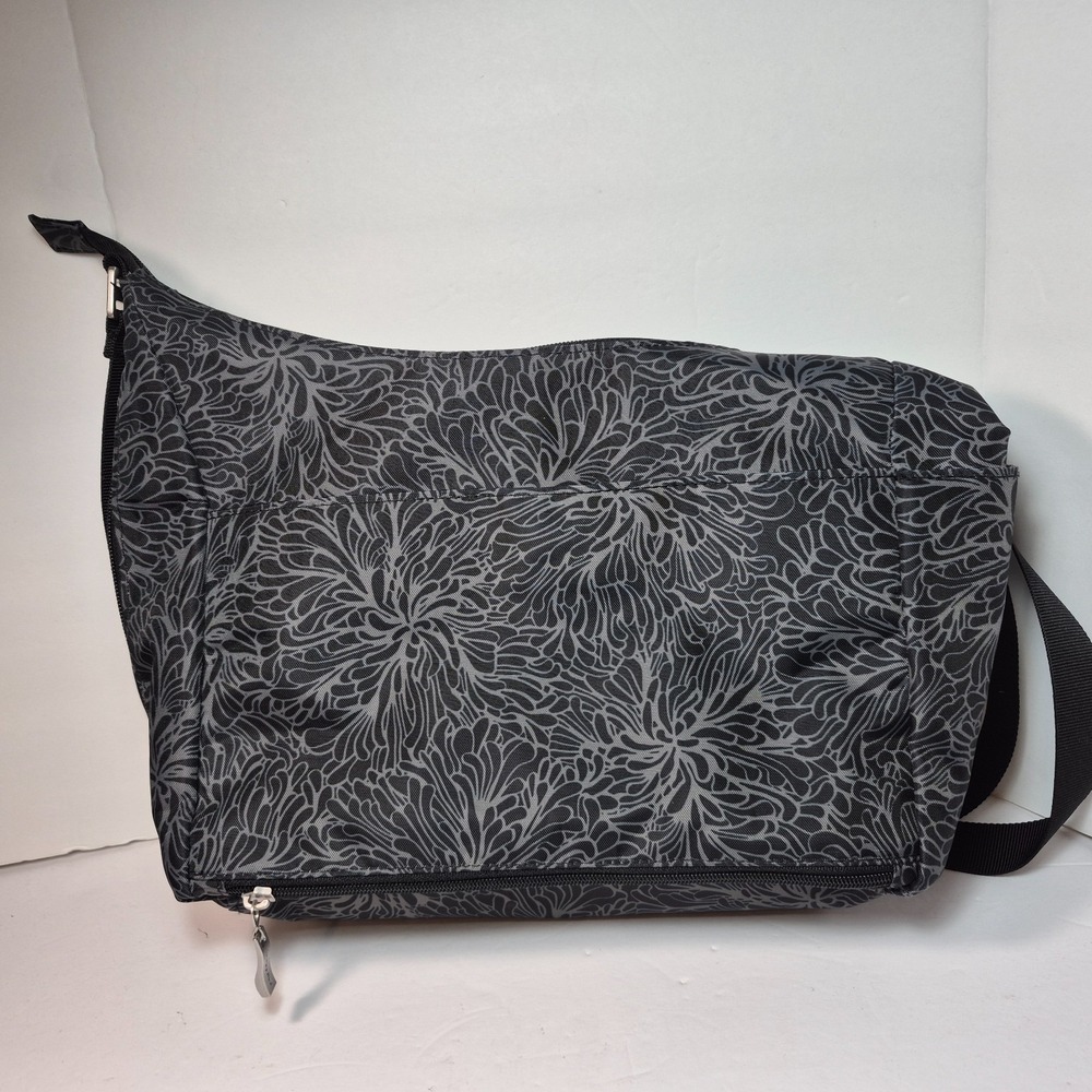 Baggallini Modern Everywhere Bag and Wallet Midnight Blossom Print - Picture 7 of 16
